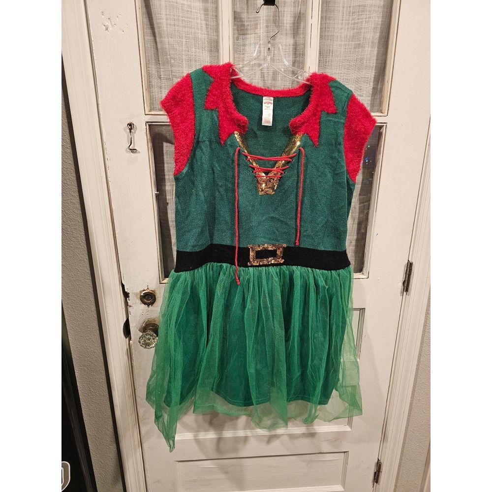Elf Theme Christmas‎ Dress
